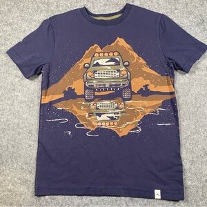 Boy’s Tommy Bahama Graphic Tee in Navy, Medium 7/8